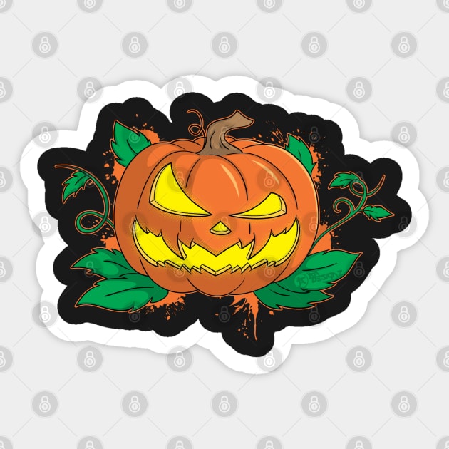 Jack O' Lantern Sticker by KAdesignz